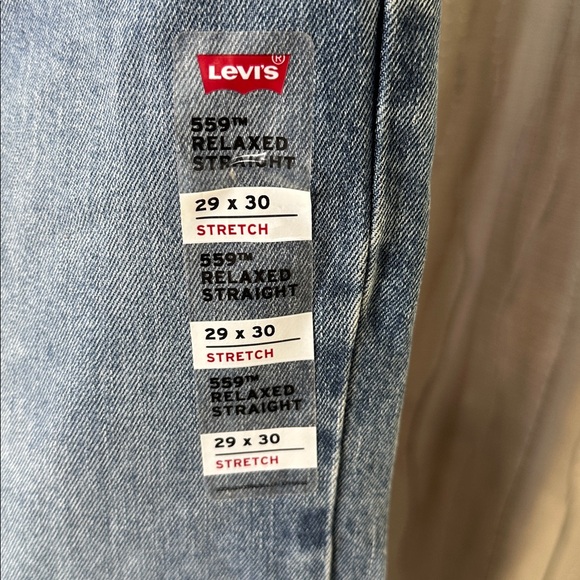 Levi's Men's Classic 559 Relaxed Straight Sz29X30 Jeans in Denim Blue - Picture 3 of 7